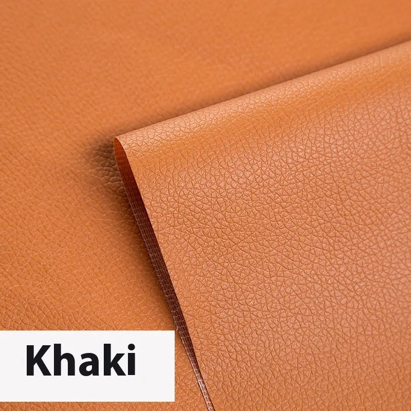 Self-adhesive PVC leather repair patch 50x138cm 0.5mm thick for sofa and car seat renovation