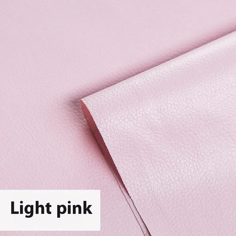 Self-adhesive PVC leather repair patch 50x138cm 0.5mm thick for sofa and car seat renovation