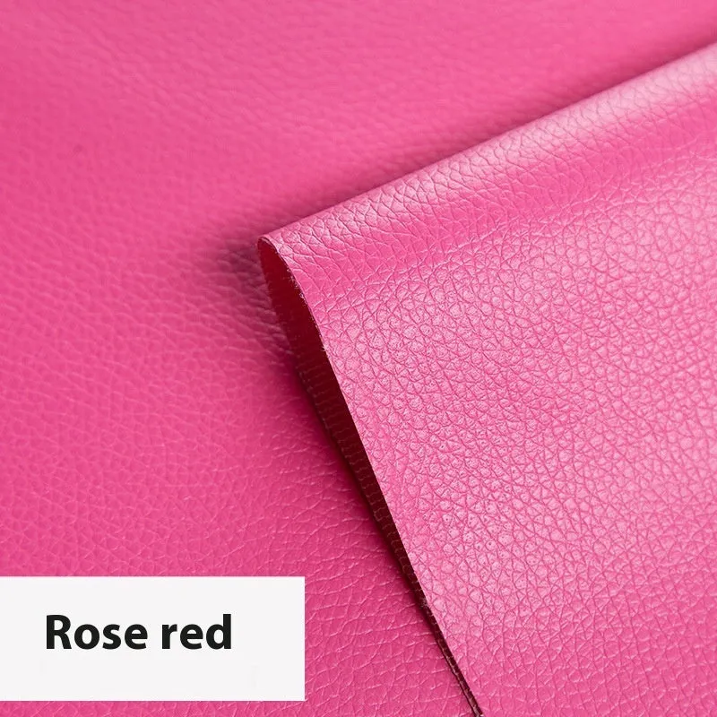 Self-adhesive PVC leather repair patch 50x138cm 0.5mm thick for sofa and car seat renovation