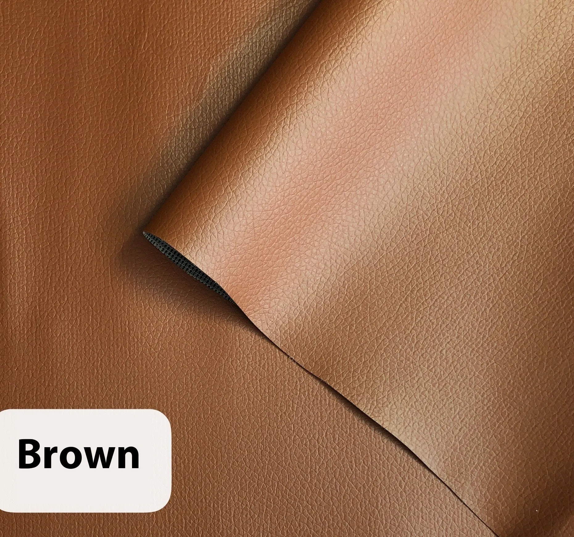 Self-adhesive PVC leather repair patch 50x138cm 0.5mm thick for sofa and car seat renovation