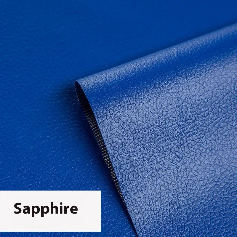 Self-adhesive PVC leather repair patch 50x138cm 0.5mm thick for sofa and car seat renovation