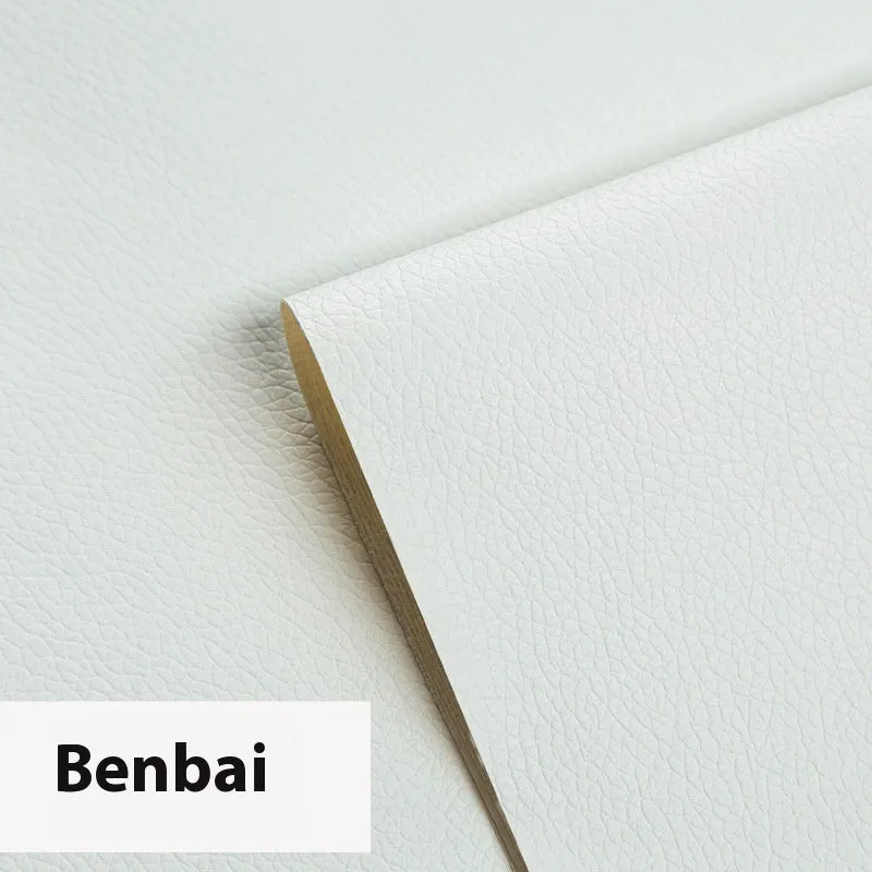 Self-adhesive PVC leather repair patch 50x138cm 0.5mm thick for sofa and car seat renovation