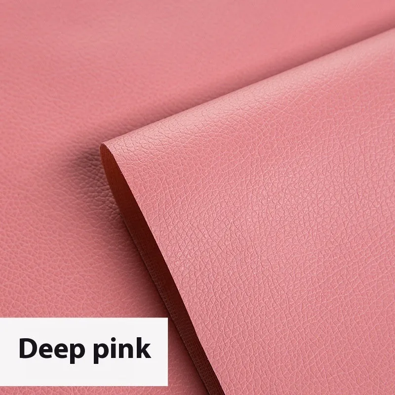 Self-adhesive PVC leather repair patch 50x138cm 0.5mm thick for sofa and car seat renovation