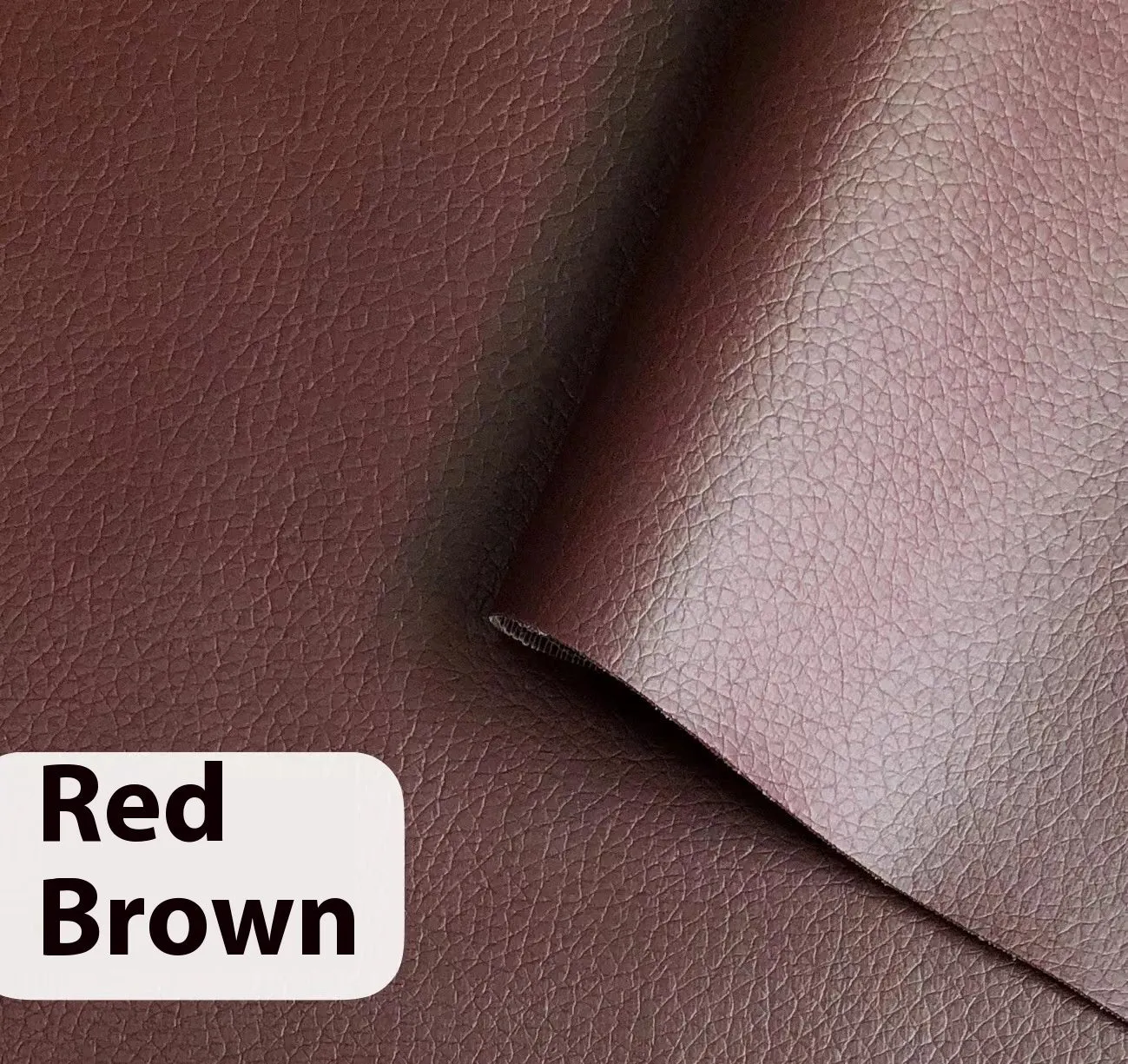 Self-adhesive PVC leather repair patch 50x138cm 0.5mm thick for sofa and car seat renovation