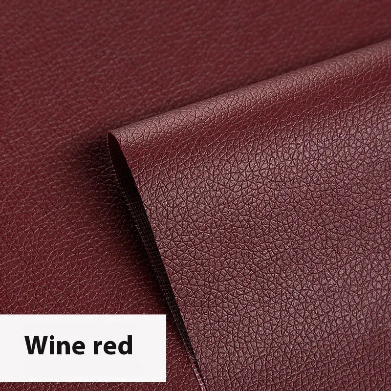 Self-adhesive PVC leather repair patch 50x138cm 0.5mm thick for sofa and car seat renovation