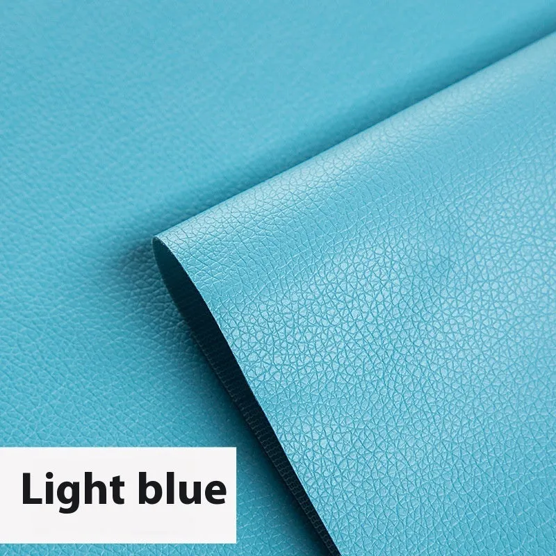 Self-adhesive PVC leather repair patch 50x138cm 0.5mm thick for sofa and car seat renovation