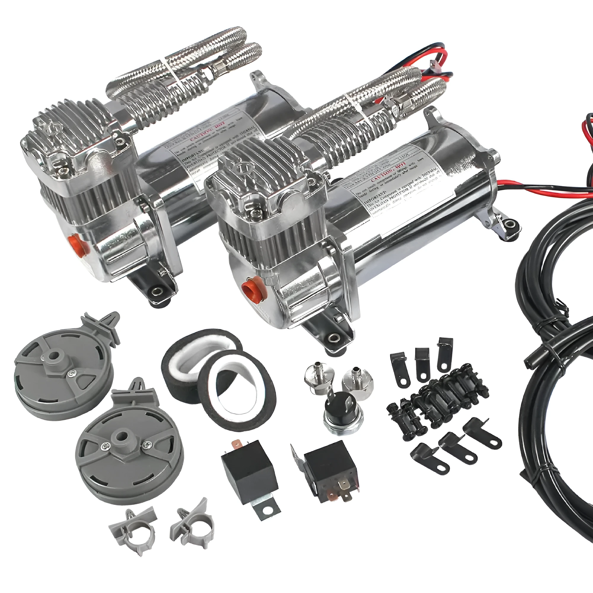 280W 200psi car modification air compressor set model 102-F 2-piece colour option