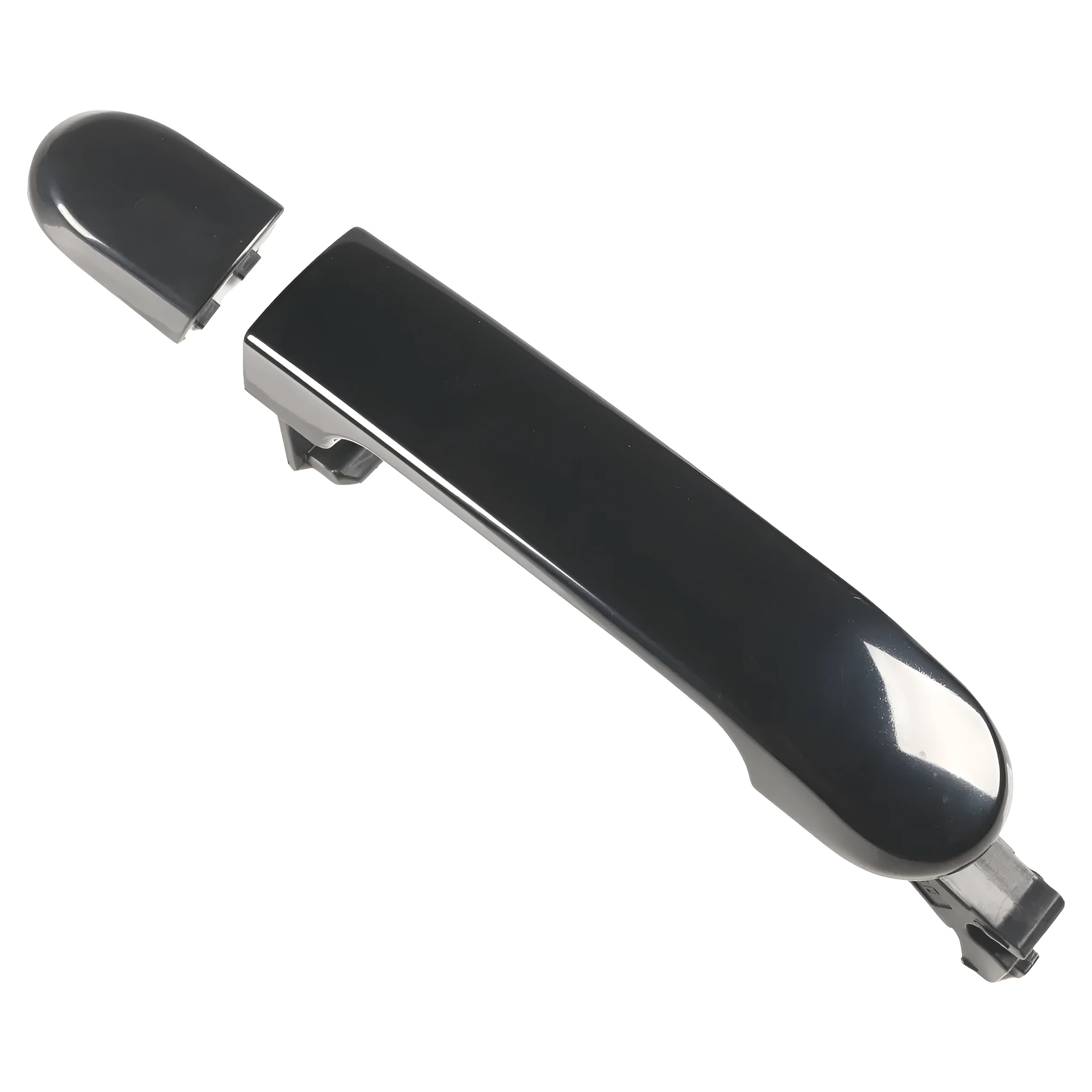 Black ABS plastic left front car door handle part number 82641-EL12A for vehicle door replacement