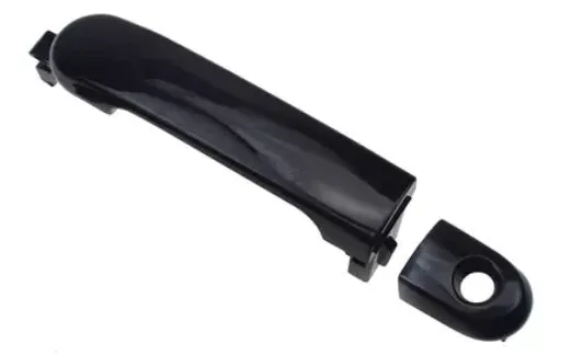 Black ABS plastic left front car door handle part number 82641-EL12A for vehicle door replacement