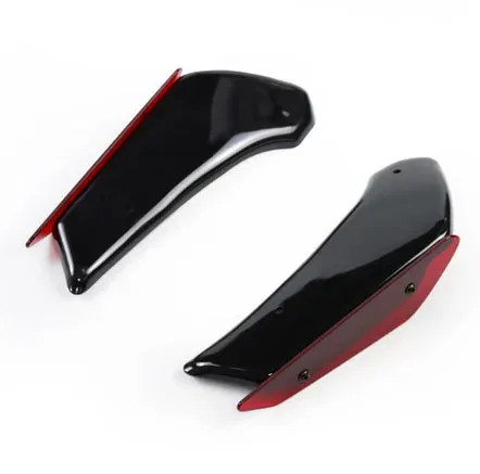 Motorcycle air deflector spoiler diversion cover for ZX10R in acrylic plastic with non-broken ring installation