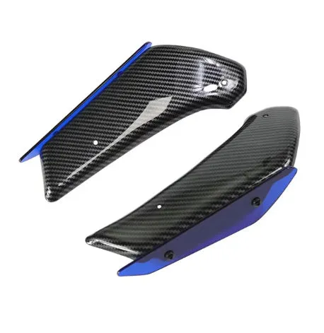 Motorcycle air deflector spoiler diversion cover for ZX10R in acrylic plastic with non-broken ring installation