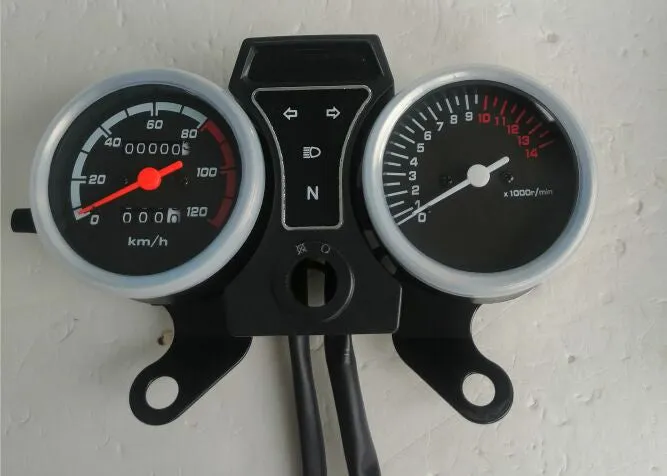 Motorcycle speedometer FT125 Clasica deliver instrument gauge default colour front view