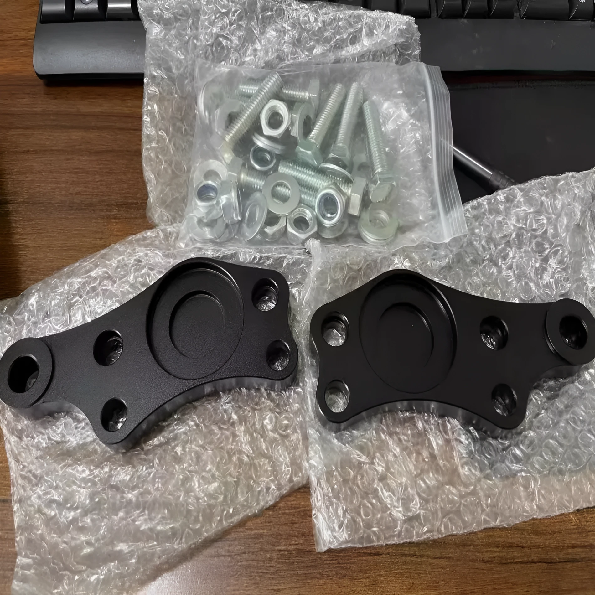 Black aluminium alloy large angle steering kit for Toyota Chaser JZX100 and Lexus IS300 modified axle parts