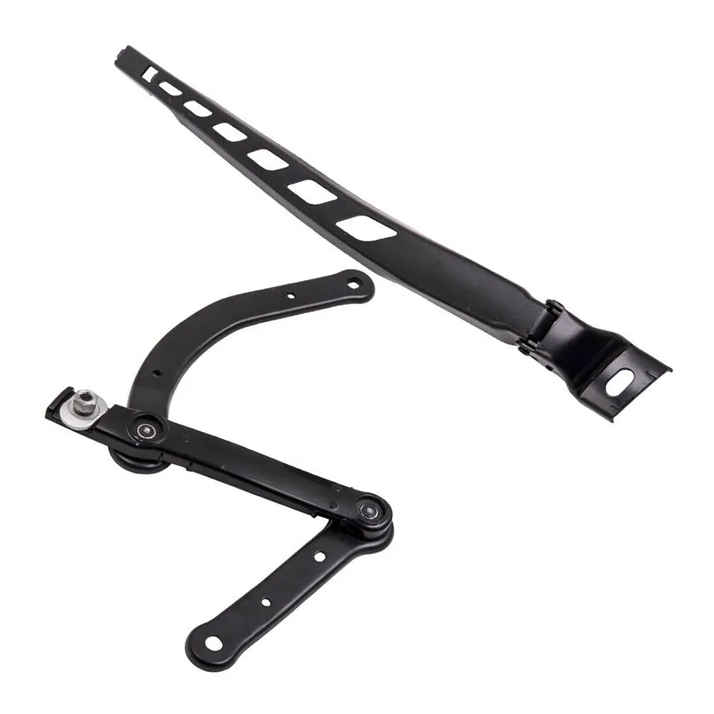 BMW 5-Series E60 front right windshield wiper arm, a silver automotive spare part.