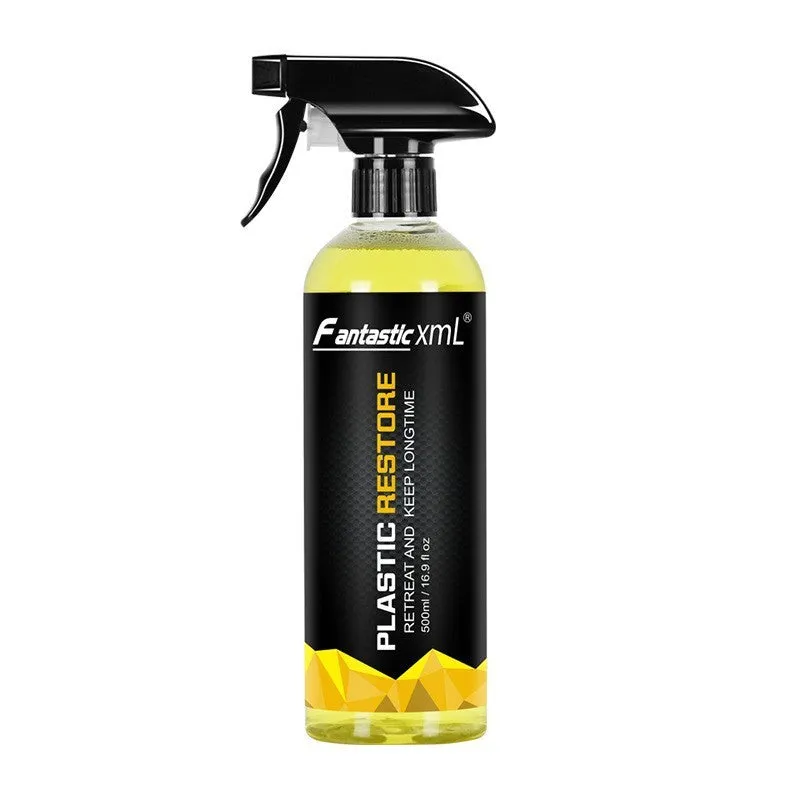 500ml bottle of car foam cleaner plastic renovation agent for interior stain removal and whitening