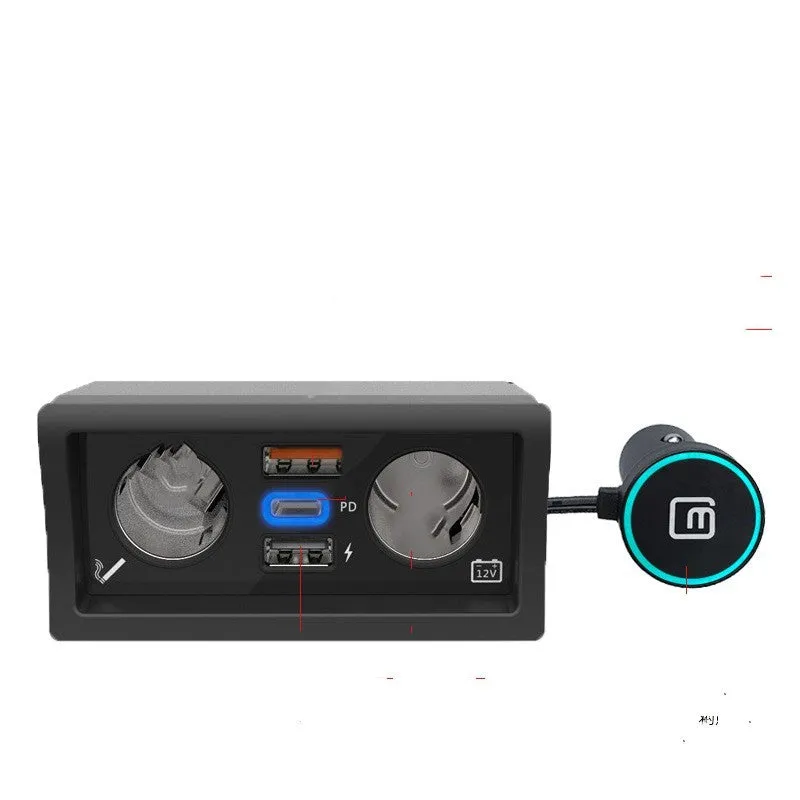 Volkswagen compatible car charger with QC3.0 fast charging for Lavida, Polo, and Weiling models
