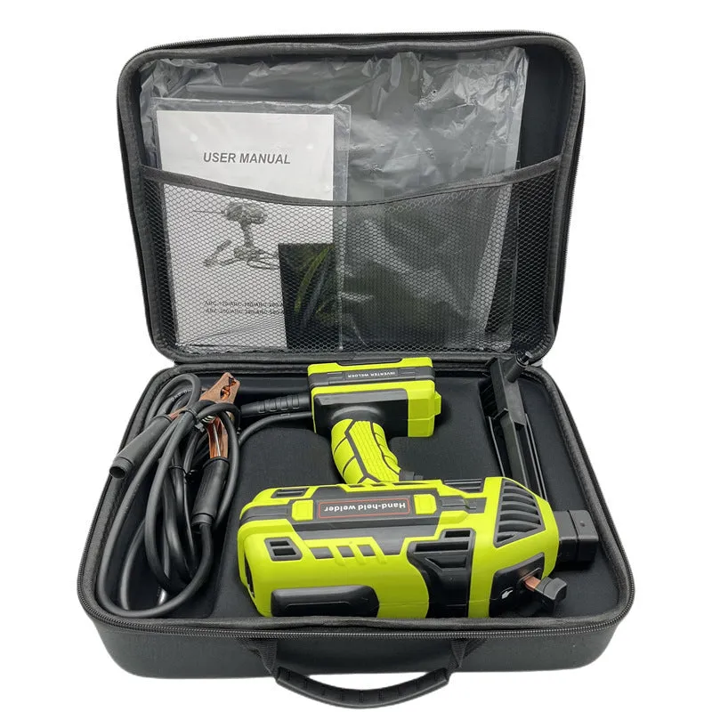 Household portable integrated handheld welding machine with AC manual electrode, 220/110V, for carbon steel, stainless steel, copper