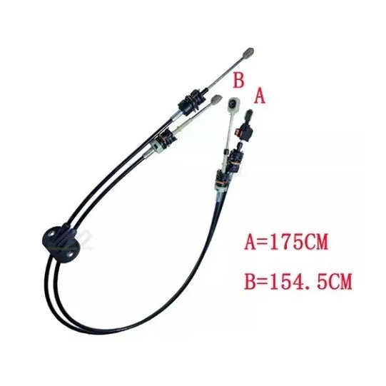 Black alloy automobile transmission cable for variable speed gear shifting, 1.2kg