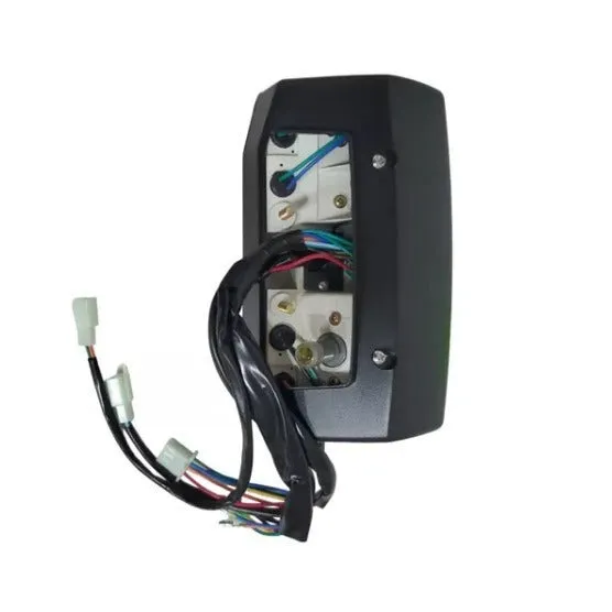Black alloy motorcycle speedometer suitable for Cgl125 with clear dial face
