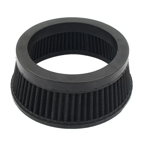 MP09-JJL aluminium air filter cartridge in assorted colours: black, red, blue, and electroplated finishes.