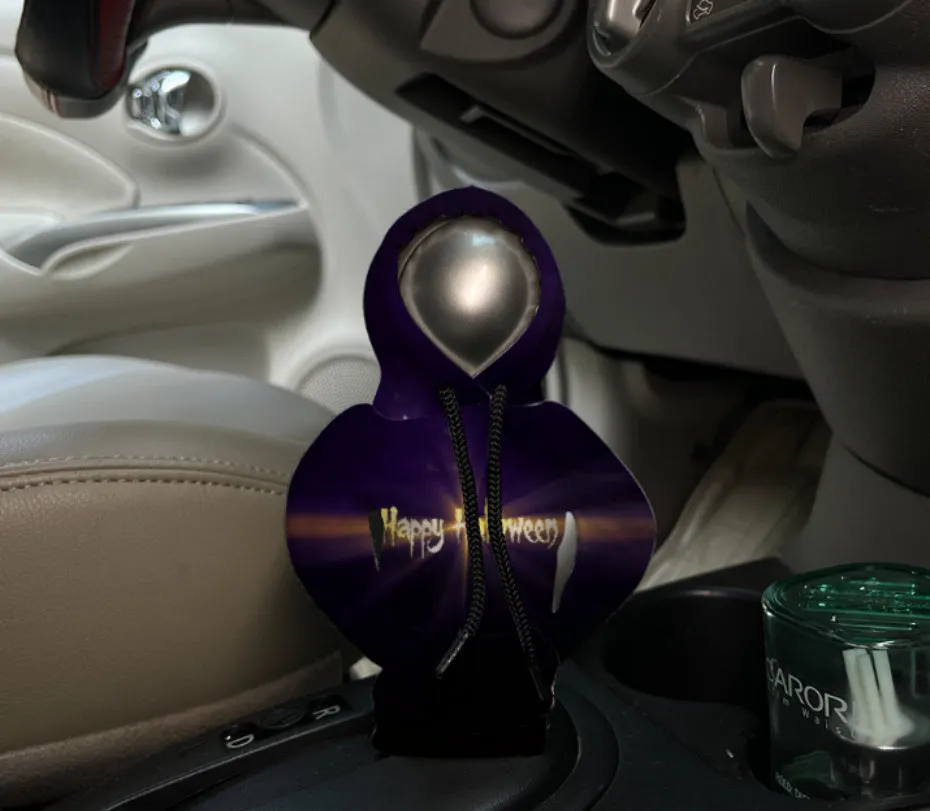 Halloween decorative sweater-style gear handle rod cover in polyester for car interior
