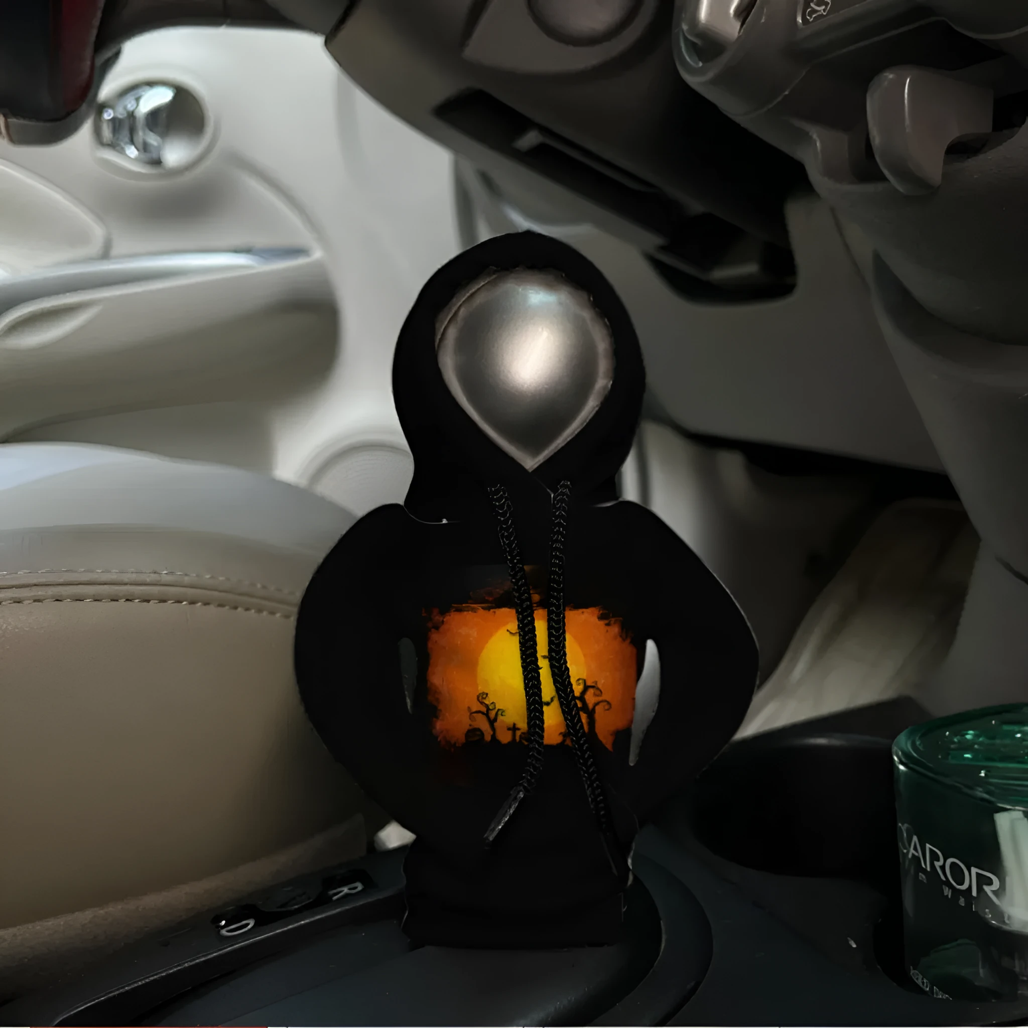Halloween decorative sweater-style gear handle rod cover in polyester for car interior