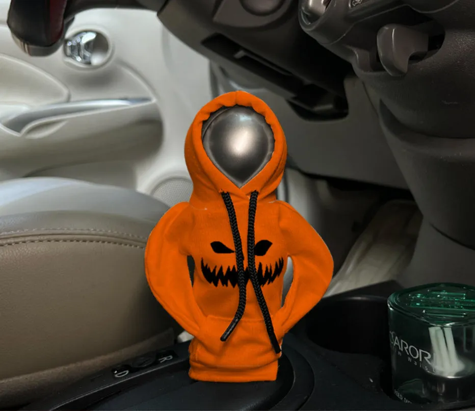 Halloween decorative sweater-style gear handle rod cover in polyester for car interior