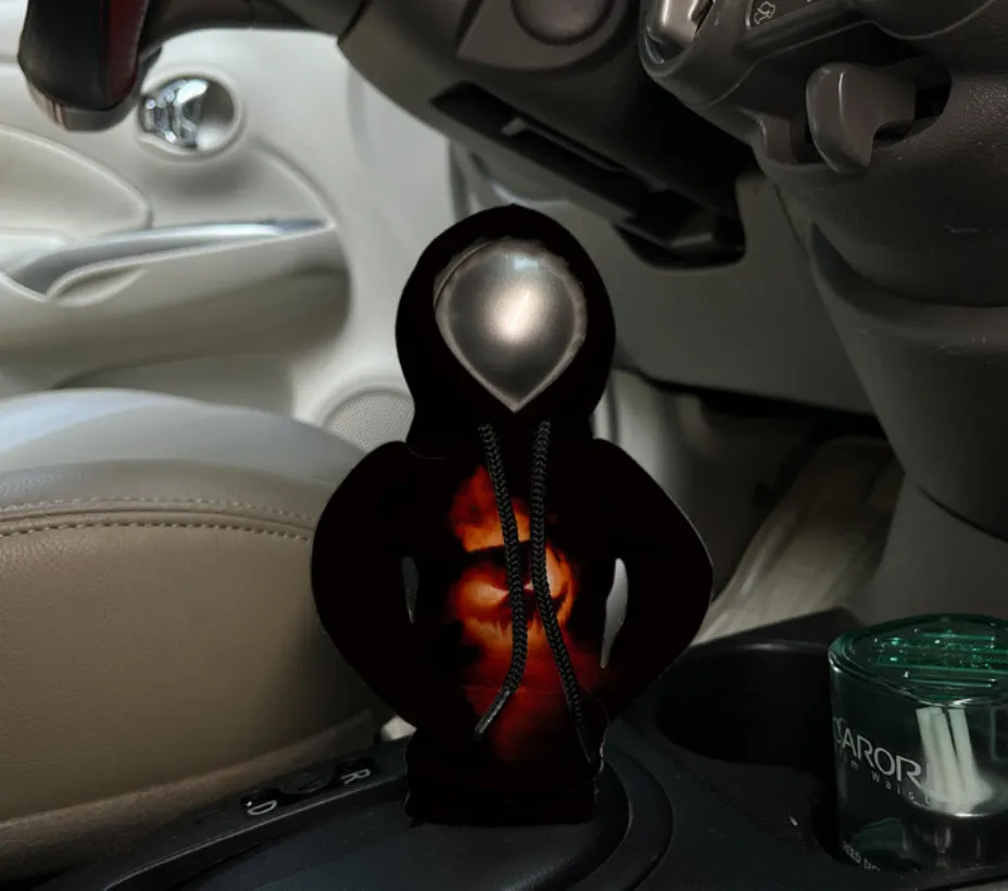 Halloween decorative sweater-style gear handle rod cover in polyester for car interior