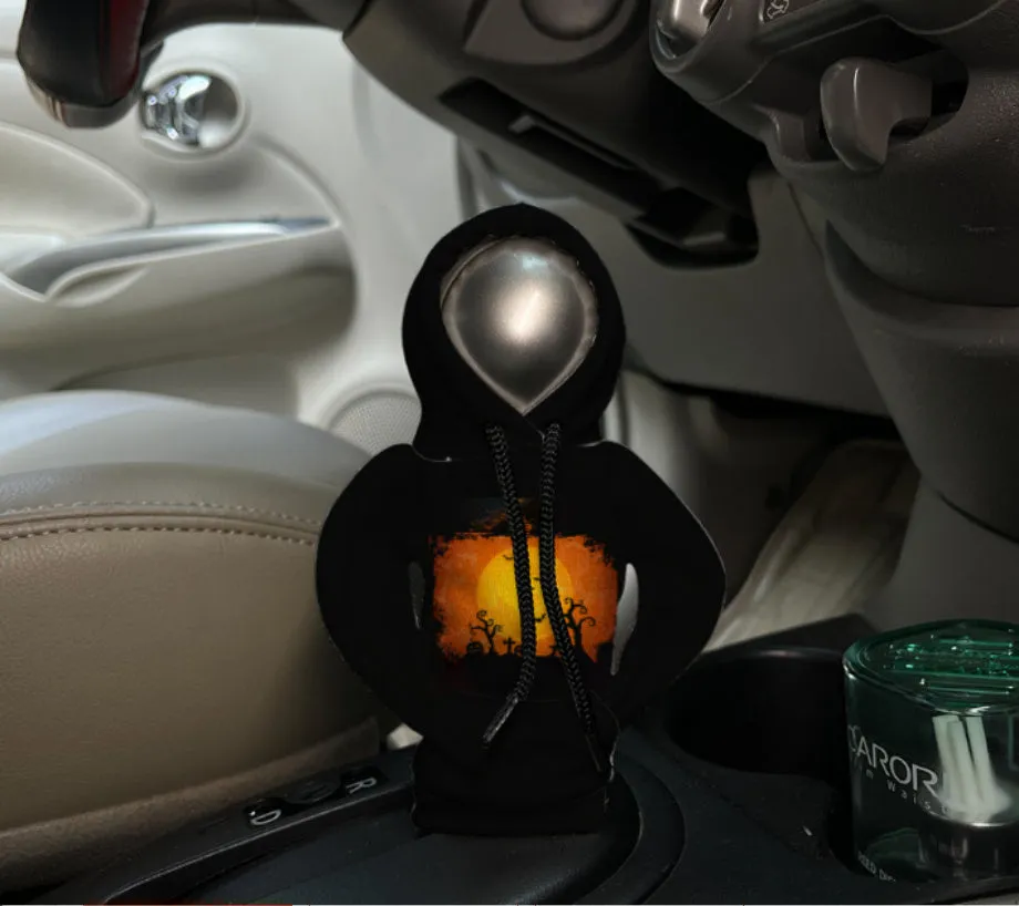 Halloween decorative sweater-style gear handle rod cover in polyester for car interior