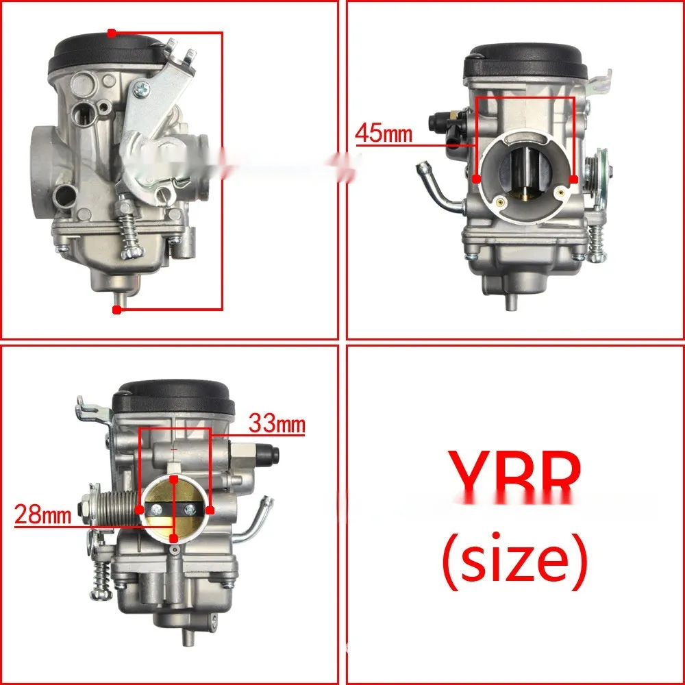 Metal carburetor replacement part for Italika 250z motorcycle, 14x12x12cm, YBR125-DX-LX compatible