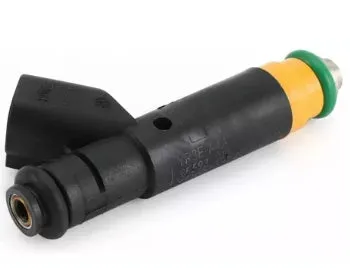 Black Ford F150 fuel injector with OEM numbers YR3E-A4A CM4881 CM4955