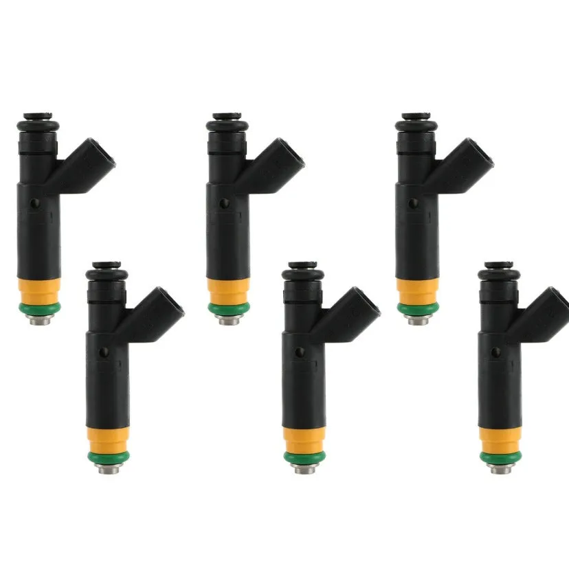 Black Ford F150 fuel injector with OEM numbers YR3E-A4A CM4881 CM4955