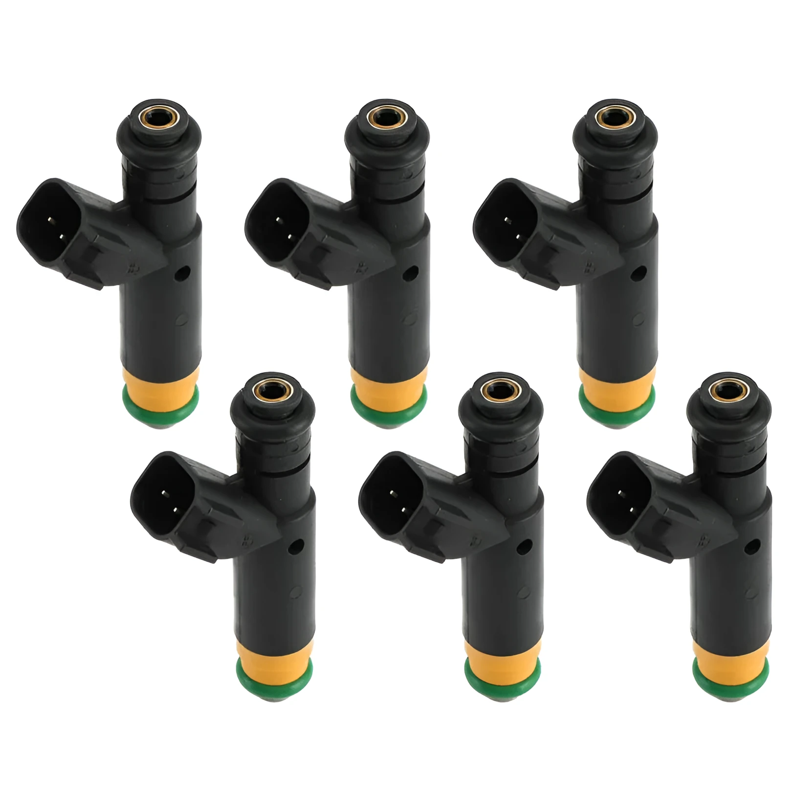 Black Ford F150 fuel injector with OEM numbers YR3E-A4A CM4881 CM4955