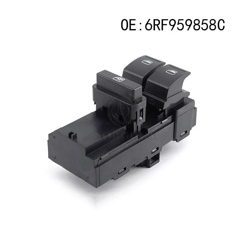 Black ABS plastic electric window regulator model 6RF959858C for Ford vehicles