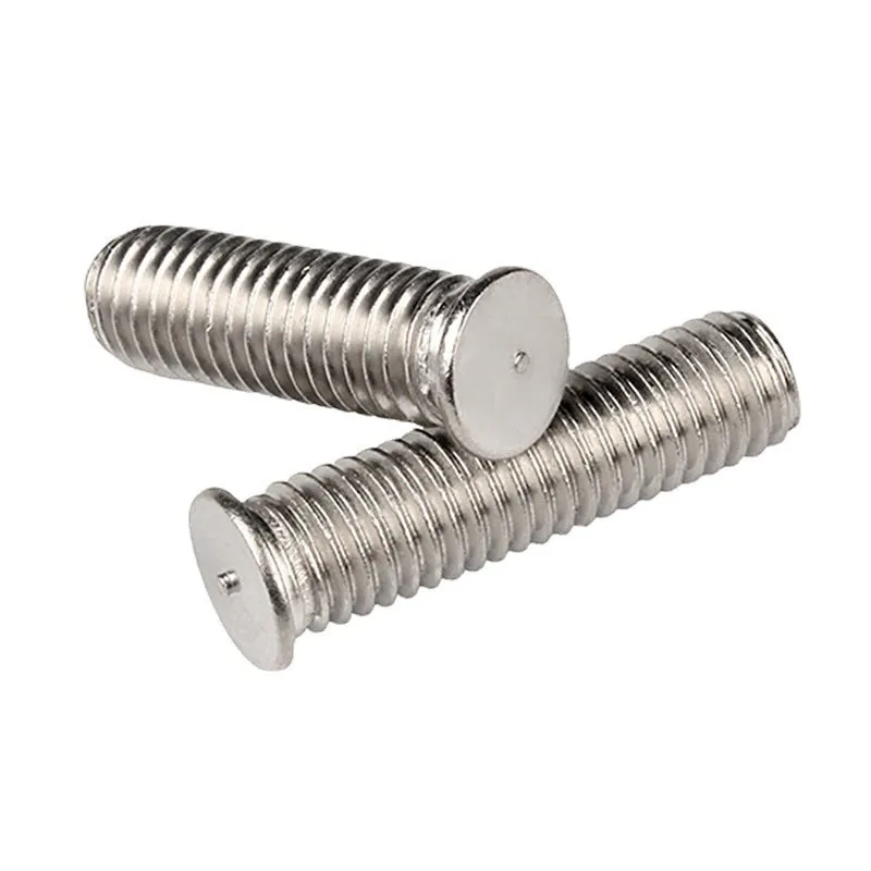 Household portable 304 stainless steel welding screw with whitened finish, M3 to M8 sizes