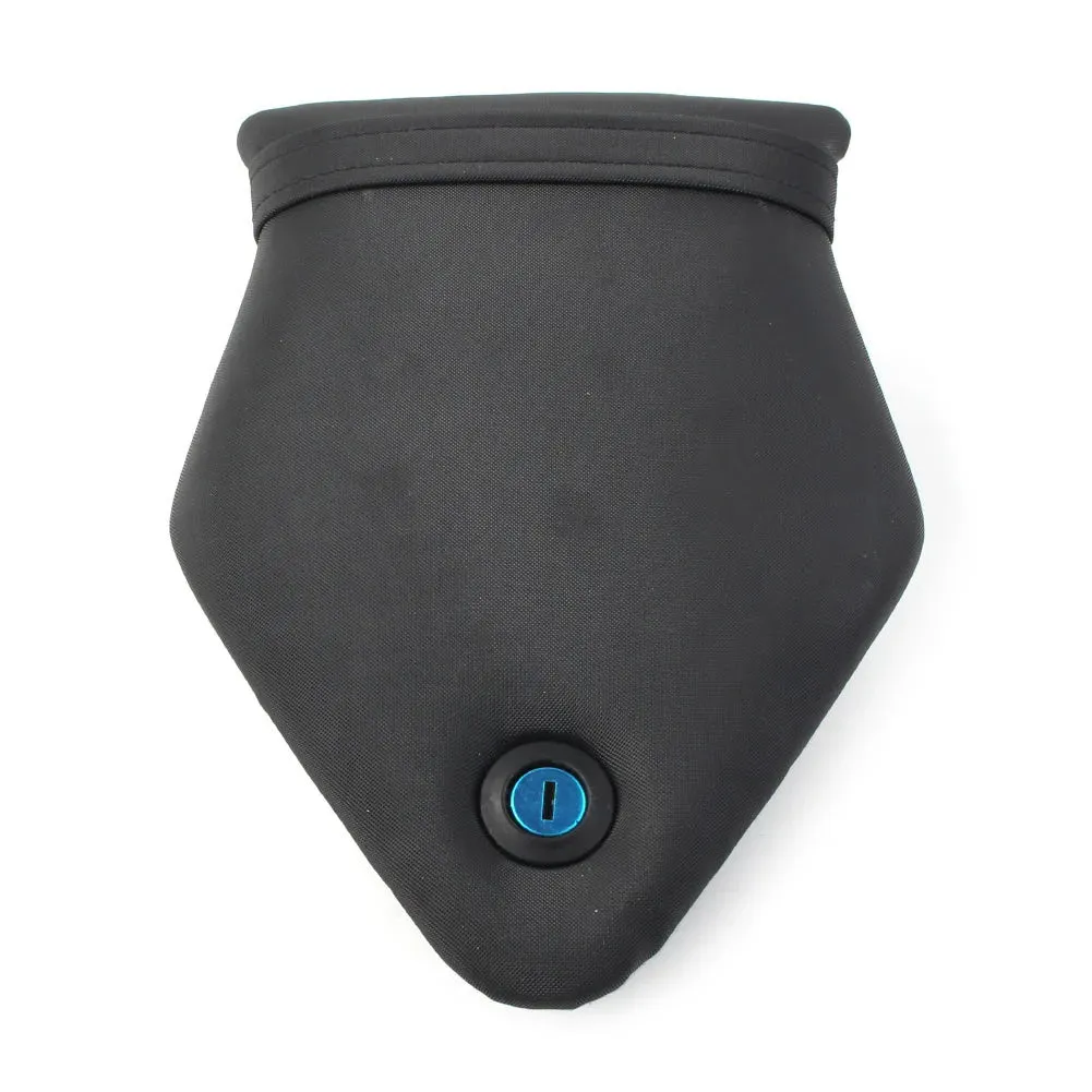 BMW S1000RR HP4 rear leather seat bag lockable waterproof motorcycle cushion sponge PU leather ABS bottom plate