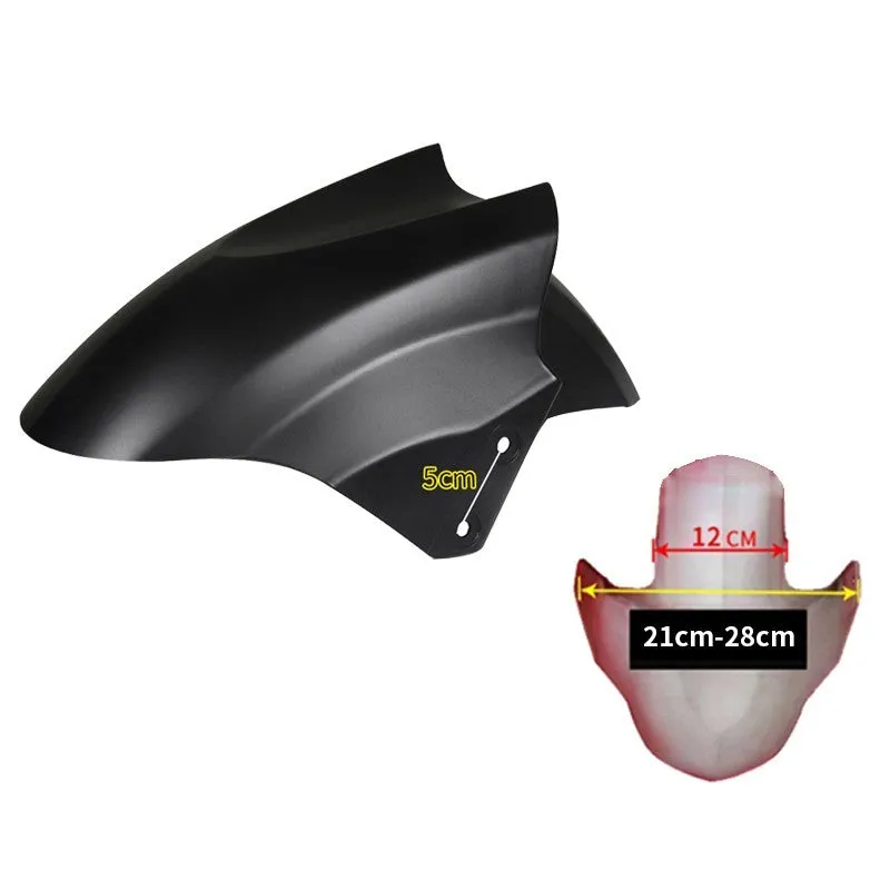 Electric car front wheel fender made from ABS plastic in bright white and magnificent red colours