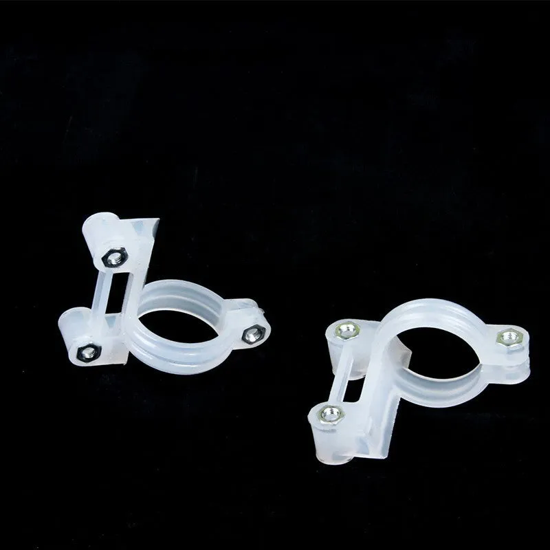 Electric car front wheel fender made from ABS plastic in bright white and magnificent red colours