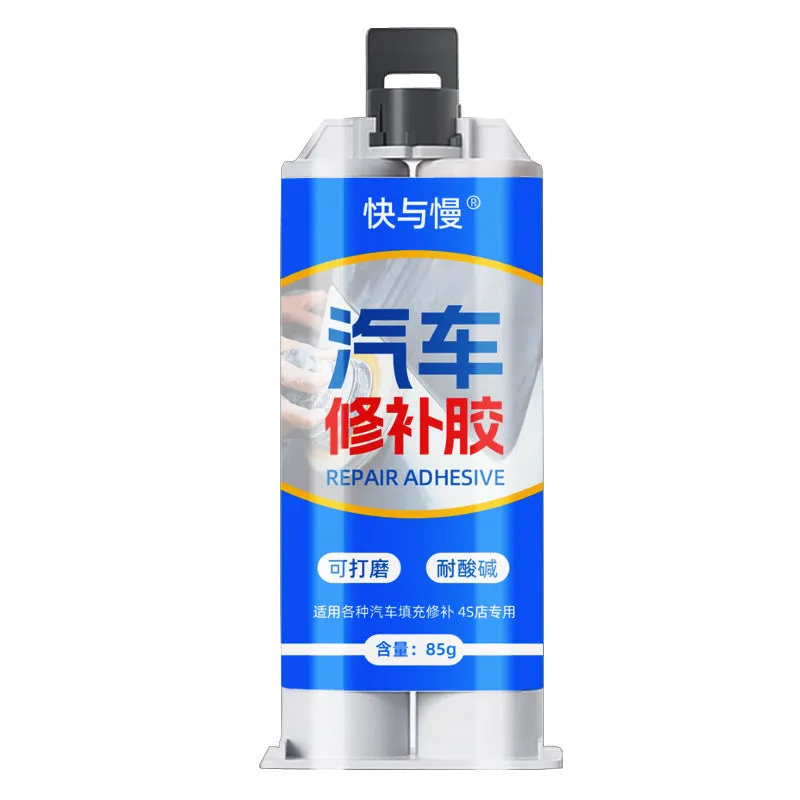 Gray 85g K401 high temperature exhaust pipe sealant paste with push rod and stirring rod for car engine repair