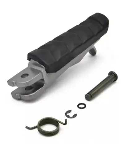 Right foot pedal for Italika 250z 250sz motorcycle, black, metal construction