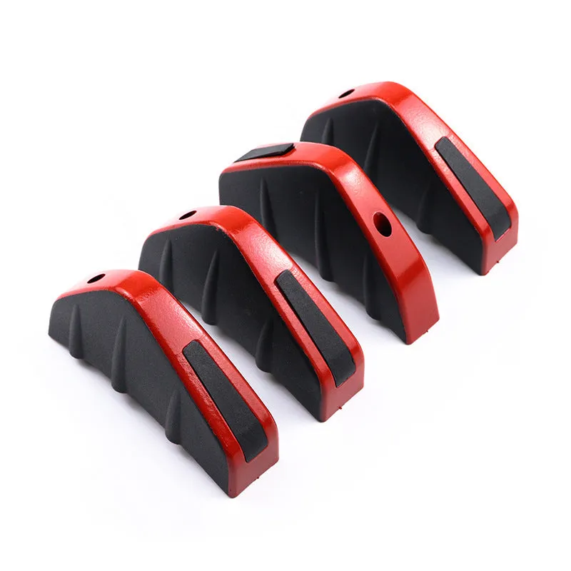Black triangular car rear spoiler with 15cm width for General Motors vehicles