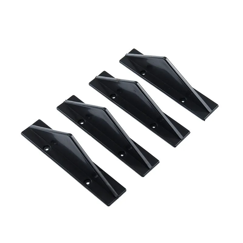 Black triangular car rear spoiler with 15cm width for General Motors vehicles