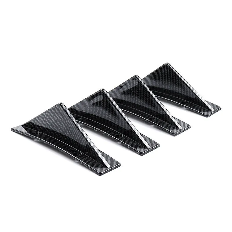 Black triangular car rear spoiler with 15cm width for General Motors vehicles