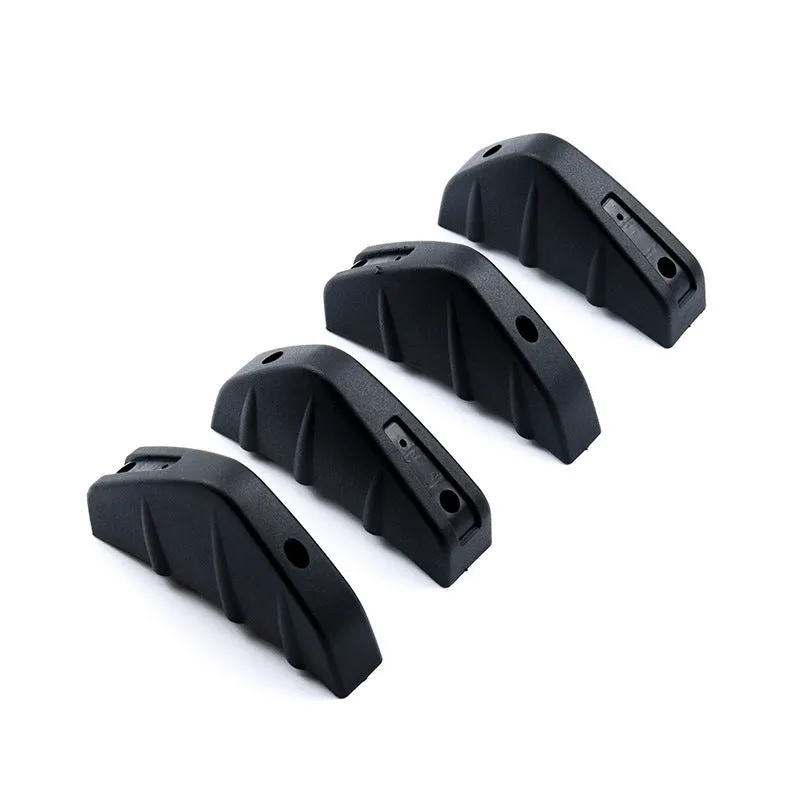 Black triangular car rear spoiler with 15cm width for General Motors vehicles