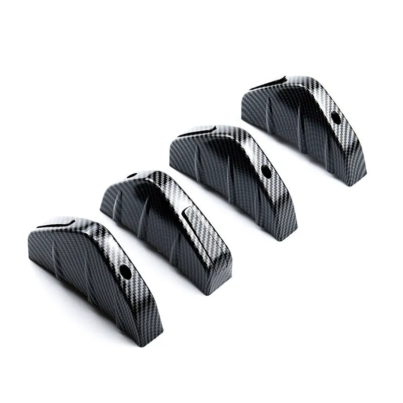 Black triangular car rear spoiler with 15cm width for General Motors vehicles