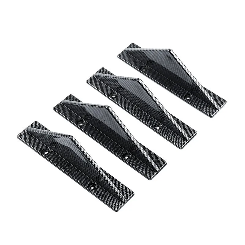 Black triangular car rear spoiler with 15cm width for General Motors vehicles