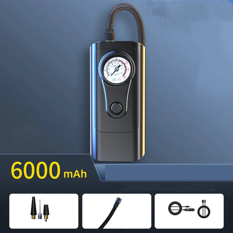 Intelligent digital display car wireless charging air compressor 120W 40L/min tyres ABS metal lighting SOS
