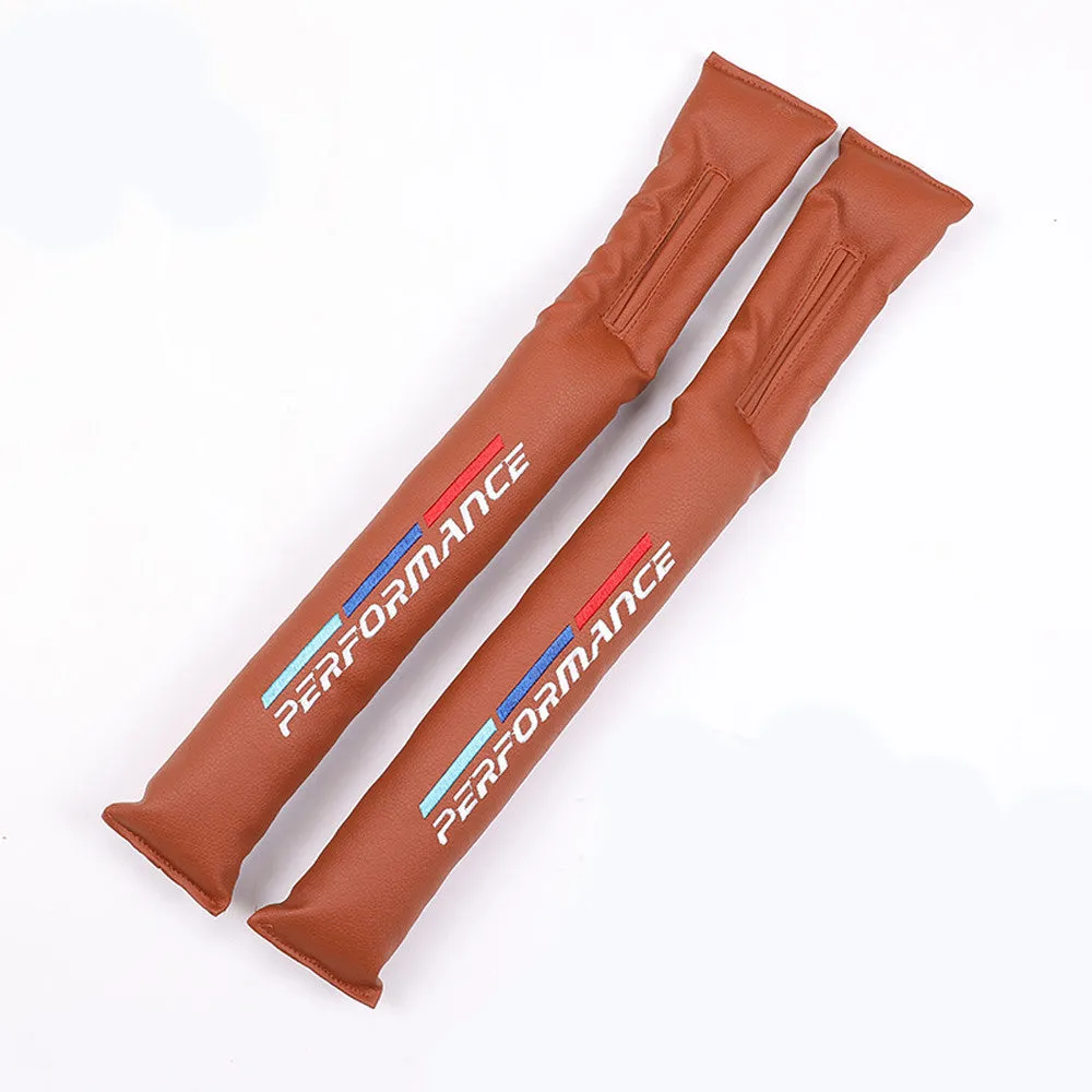 Leather car seat gap filling strip in three colours for middle seat