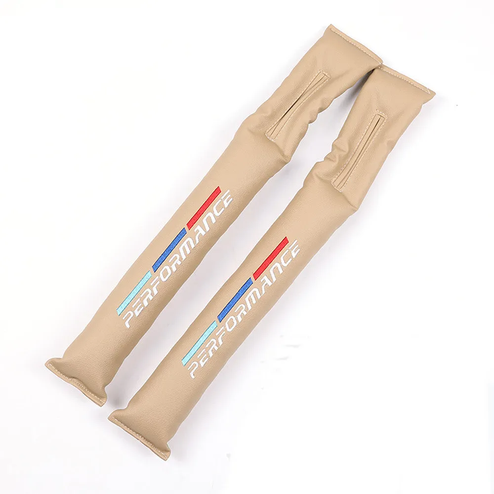 Leather car seat gap filling strip in three colours for middle seat