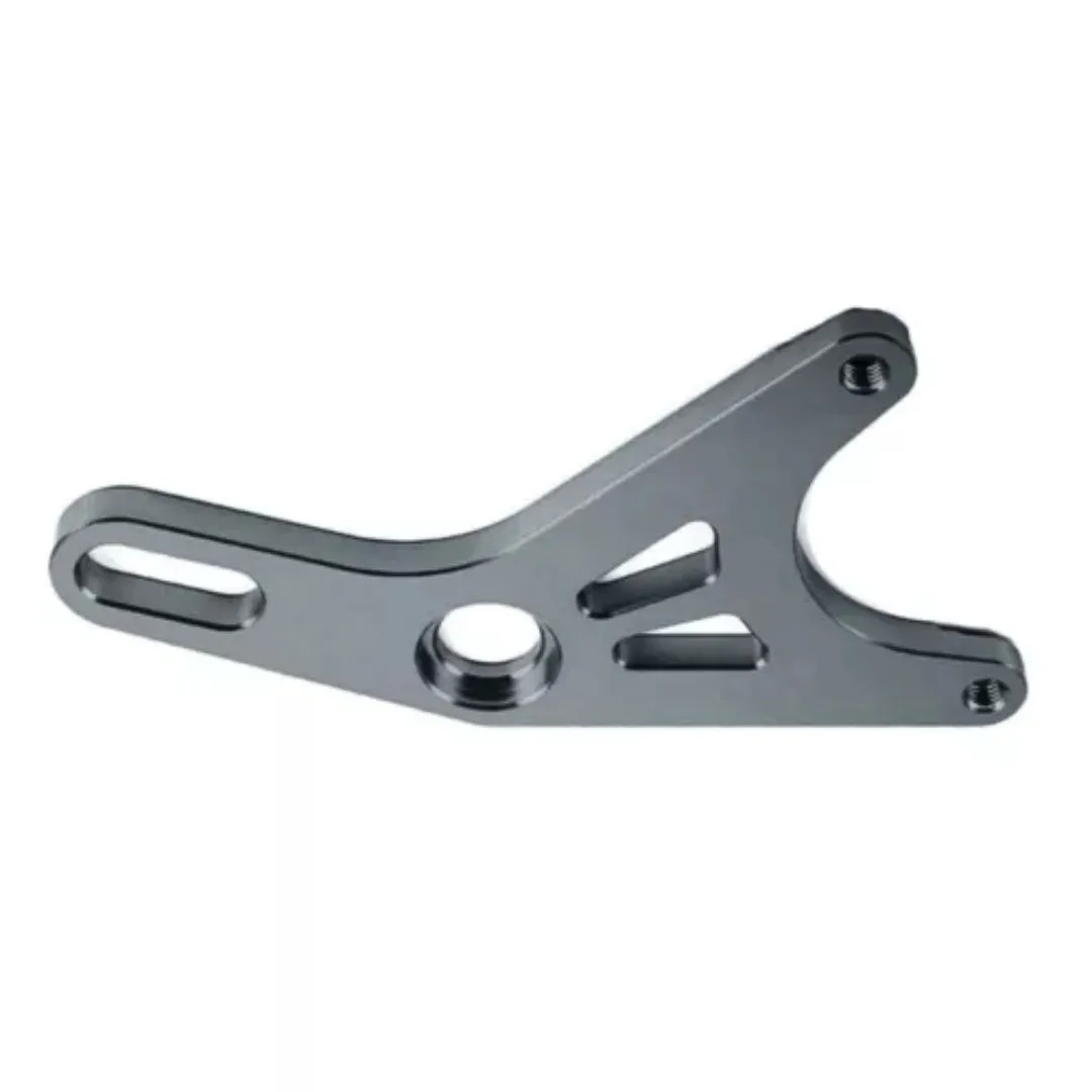 Electric bicycle rear brake caliper bracket adapter 220mm aluminium alloy black